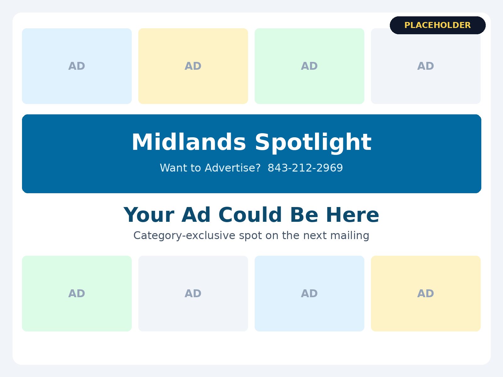 Placeholder slide: your ad could be here