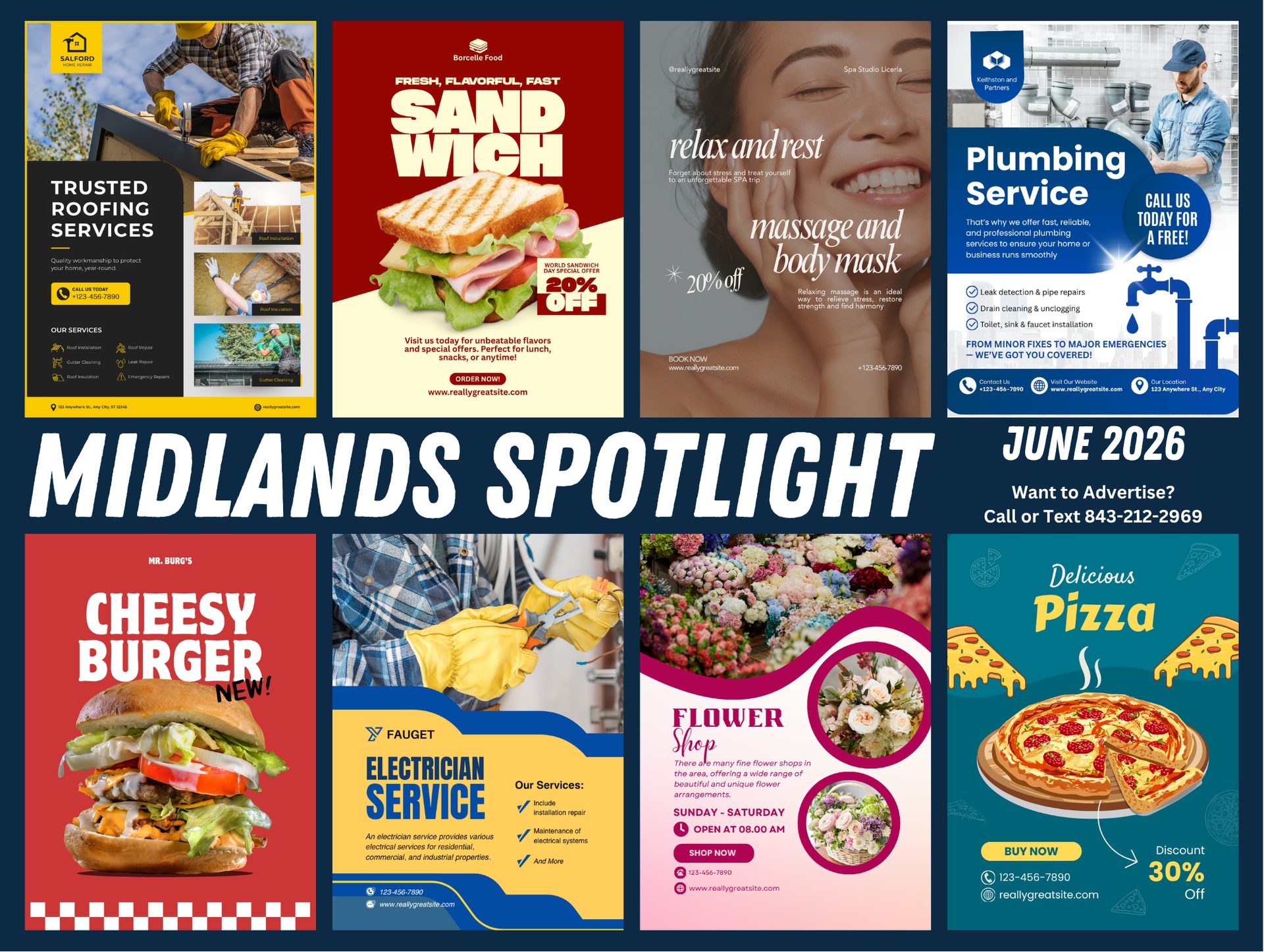 Midlands Spotlight June 2026 shared 9x12 postcard
